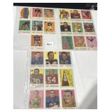 1959 TOPPS FOOTBALL LOT OF 25 DIFFERENT. VARYING
