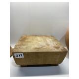 9" X 9" BUTCHER BLOCK FOR COUNTER