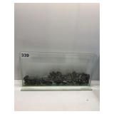 TOLE PAINTED TRAY 17" D