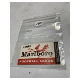 1959 MARLBORO FOOTBALL GUIDE