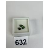CHROME DIOPSIDE 7X5MM STONES