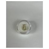 RUTILATED QUARTZ 1.26CT STONE IN 14K GOLD SETTING