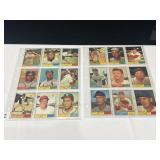 1961 TOPPS BASEBALL LOT OF 18 DIFFERENT. OVERALL