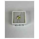 YELLOW L ABORADITE 9MM ROUND STONE