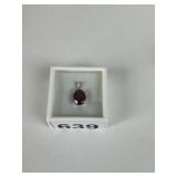 RHODOLITE GARNET 2.9CT STONE IN STERLING SILVER