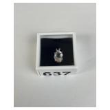 WHITE TOPAZ 1.72CT STONE IN STERLING SILVER