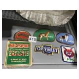 CHEVY PATCH, MATCHES, ETC.