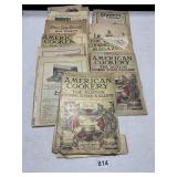 AMERICAN COOKERY VINTAGE MAGAZINES