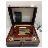 MUSIC BOX HARMONIQUE SONG BOOK W/ DANCING COUPLES