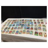 OVER 50 TOPPS FOOTBALL CARDS: 1970, 71, 75, 77