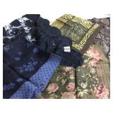FIVE LADIES SCARVES RALPH LAUREN LACE FLORAL