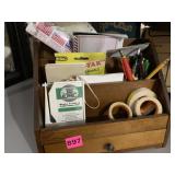 DESK ORGANIZER W/ SUPPLIES