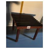 WOOD SIDE STAND 10" H X 12" X 12"