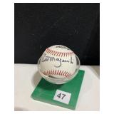 BILL MAZEROSKI AUTOGRAPHED BASEBALL & STADIUM