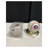 2001 COOPERSTOWN INDUCTION BASEBALL AND BABE RUTH