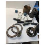 WHEELS, SILK SCREEN SUPPLIES AND CAR PARTS