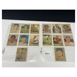 1957 TOPPS BASEBALL LOT OF 14 DIFFERENT.  BETTER