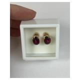 CRIMSON RED TOPAZ 4.31CT STONE IN 14K GOLD