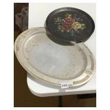 HAND PAINTED PLATE AND OTHER