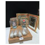 CUTTING BOARD, NIGHT LIGHT, CLOCK FRAME, NEW