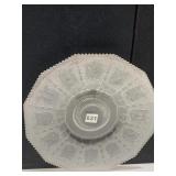 13.5" PATTERN GLASS PLATTER