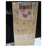 CARDBOARD STORAGE CHEST, POCKET HANKIE, CLIP ON