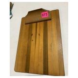 GLOBE WERNICKE CLIP BOARD WOOD
