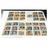 1960 TOPPS BASEBALL LOT OF 34 DIFFERENT.  OVERALL