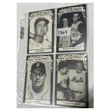 1973-80 TCMA LIKE NEW CONDITION POSTCARDS LOT OF