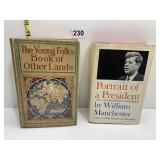 YOUNG FOLKS BOOK OF OTHER LANDS 1927 & PORTRAIT