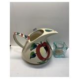 PURITAN PITCHER HAS CHIP, CANDLE HOLDR