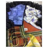 CROCHETED SCARF WITH SPARKLY FLECKS UNBRANDED