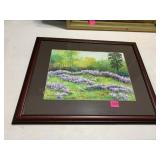 DOUG BROWN FLOWERS FRAMED PRINT