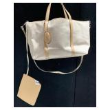 STONE MOUNTAIN TAN PURSE LIKE NEW