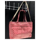 COACH HERITAGE STRIPE SIGNATURE TRAVEL LAPTOP