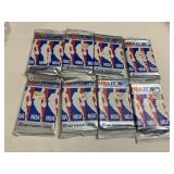 LOT OF 8 UNOPENED 1990-91 HOOPS SERIES 1