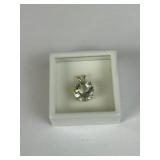 PRASIOLITE 4.40CT STONE IN 14K GOLD SETTING