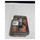 SET OF 5 IRON MEN OF BASEBALL METAL CARDS. CARDS