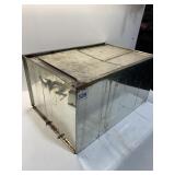 TIN BREAD BOX 18" X 12" X 9"