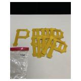 LOT OF 11 PIRATES / PGH IRON ON PATCHES 6" x 4",