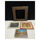 PRINTS AND WOOD FRAME