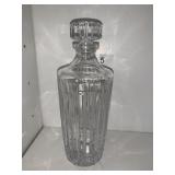 TIFFANY DECANTER W/ STOPPER 9.5" H