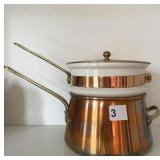 COPPER DOUBLE BOILER