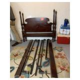 QUEEN HEAD AND FOOT BOARD WITH RAILS