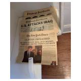 US ATTACKS IRAZ, IMPEACH CLINTON, YEAR 2000
