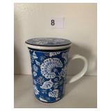 VERA BRADLEY MUG W/ LID
