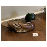 WOOD DUCK SIGNED LES KOPPY