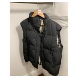 BURBERRY LONDON BLACK VEST LARGE