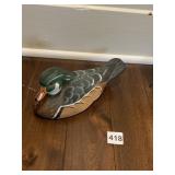 JOE REVELLO SIGNED HAND PAINTED DUCK 1986