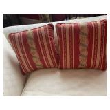 TWO ACCENT PILLOWS